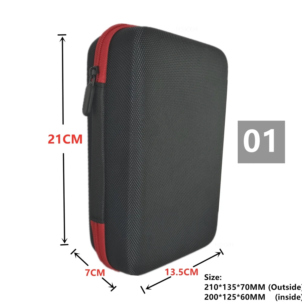 Digital Multimeter Bag Tool Bag Black For headphone Bag Shockproof Bag EVA Box Case Earphone Data Storage Bag Pocket Toolk