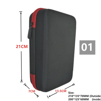 Digital Multimeter Bag Tool Bag Black For headphone Bag Shockproof Bag EVA Box Case Earphone Data Storage Bag Pocket Toolk