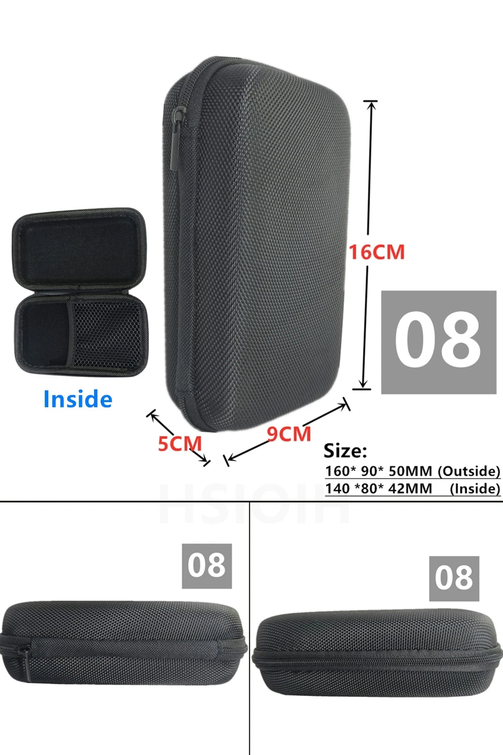Digital Multimeter Bag Tool Bag Black For headphone Bag Shockproof Bag EVA Box Case Earphone Data Storage Bag Pocket Toolk