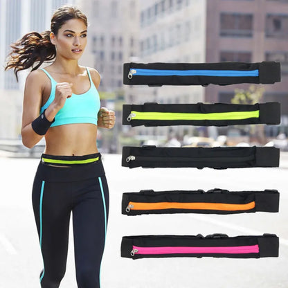 1pc Waist Bag Packs Men's and women's outdoor Waist pack Waterproof Elastic for fitness running invisible mini belt