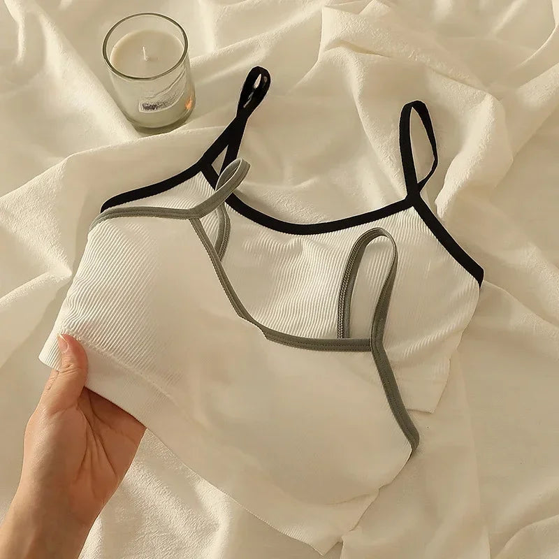 Breathable Tube Top Fitness Top Women Seamless Yoga Bra Shockproof Crop Top Push Up Sport Bra Gym Workout Top Beauty Back Bra