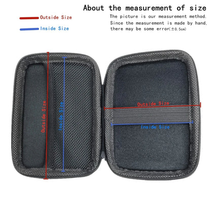Digital Multimeter Bag Tool Bag Black For headphone Bag Shockproof Bag EVA Box Case Earphone Data Storage Bag Pocket Toolk