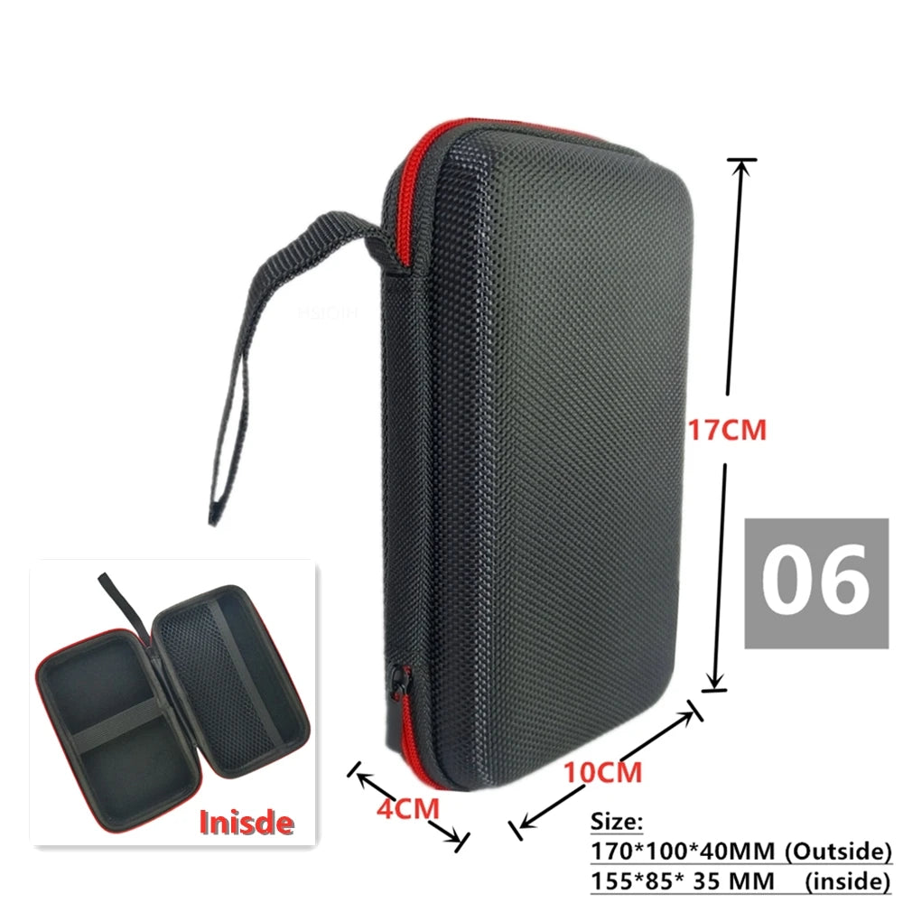 Digital Multimeter Bag Tool Bag Black For headphone Bag Shockproof Bag EVA Box Case Earphone Data Storage Bag Pocket Toolk