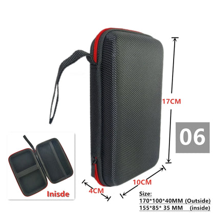 Digital Multimeter Bag Tool Bag Black For headphone Bag Shockproof Bag EVA Box Case Earphone Data Storage Bag Pocket Toolk