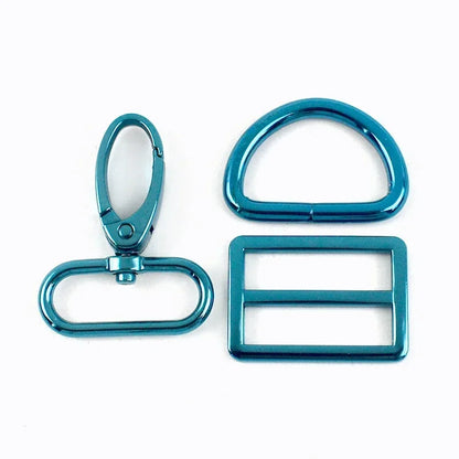 2/3Sets Meetee 20-38mm Metal Bag Strap Buckles D Ring Swivel Lobster Clasp Pet Collar Tri-glide Slider Hook DIY Bags Accessories