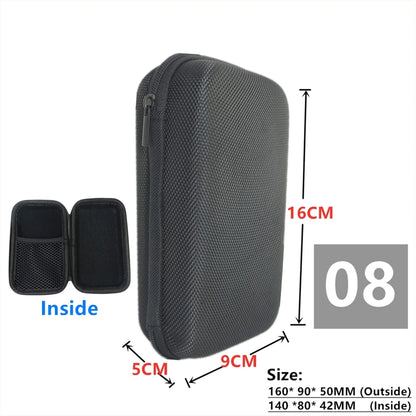 Digital Multimeter Bag Tool Bag Black For headphone Bag Shockproof Bag EVA Box Case Earphone Data Storage Bag Pocket Toolk