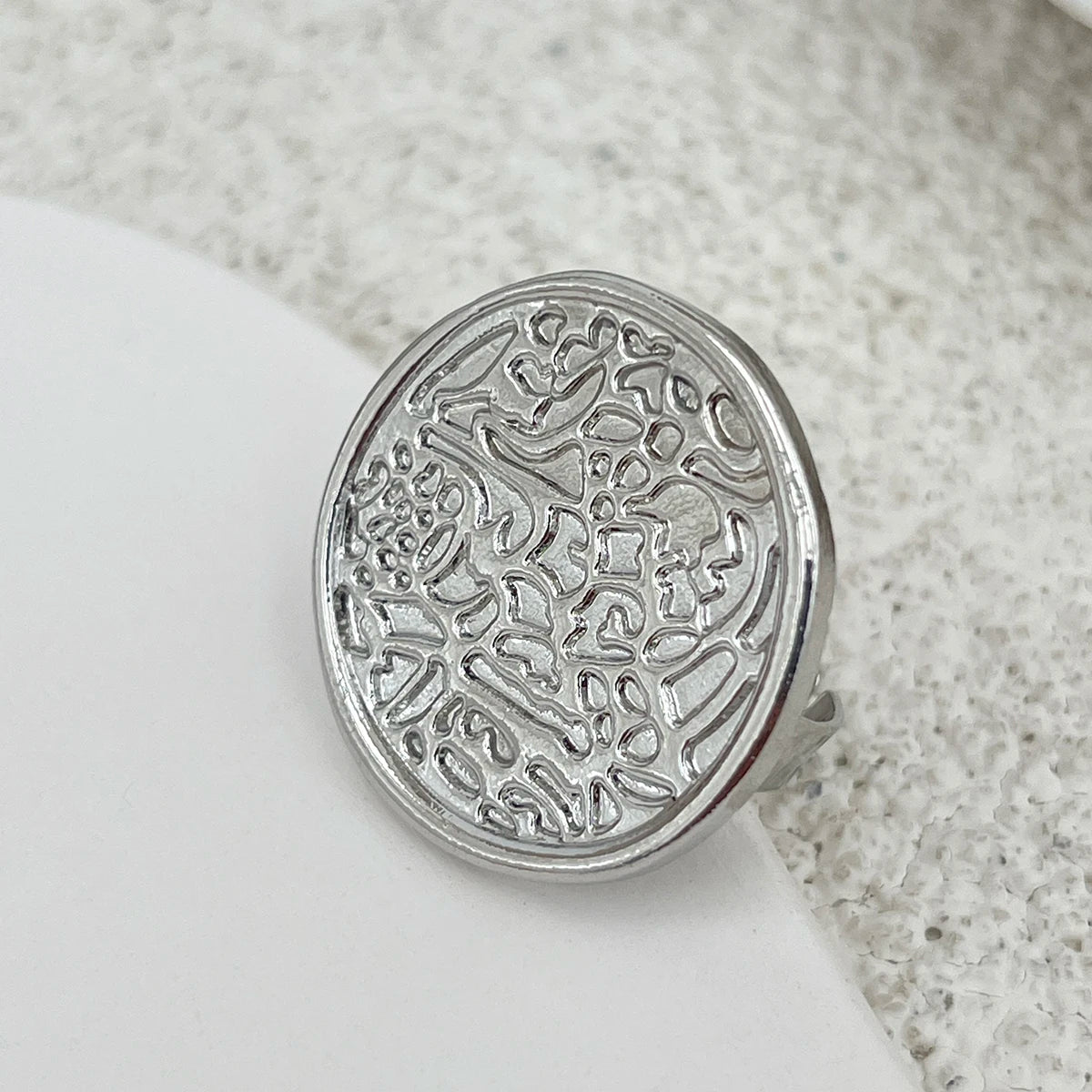 Ingemark 20 Styles Boho Unique Gold Color Petal Flower Rings for Women Punk Geometric Adjustable Rings Couple New Year Jewelry