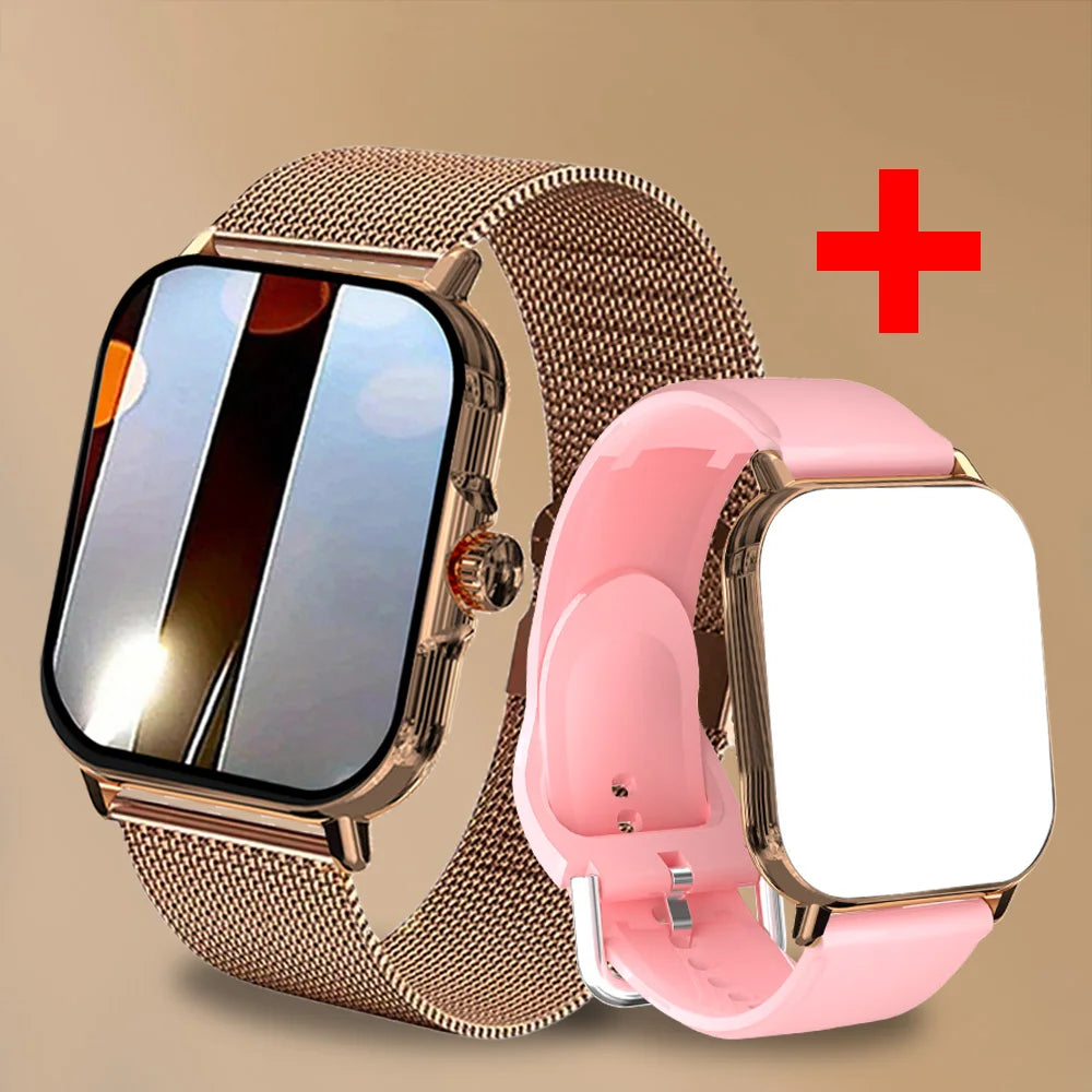 LAXASFIT 2026 New Smart Watch For Men Women Gift Full Touch Screen Sport Fitness Watches BT Call Digital Smartwatch Wristwatch