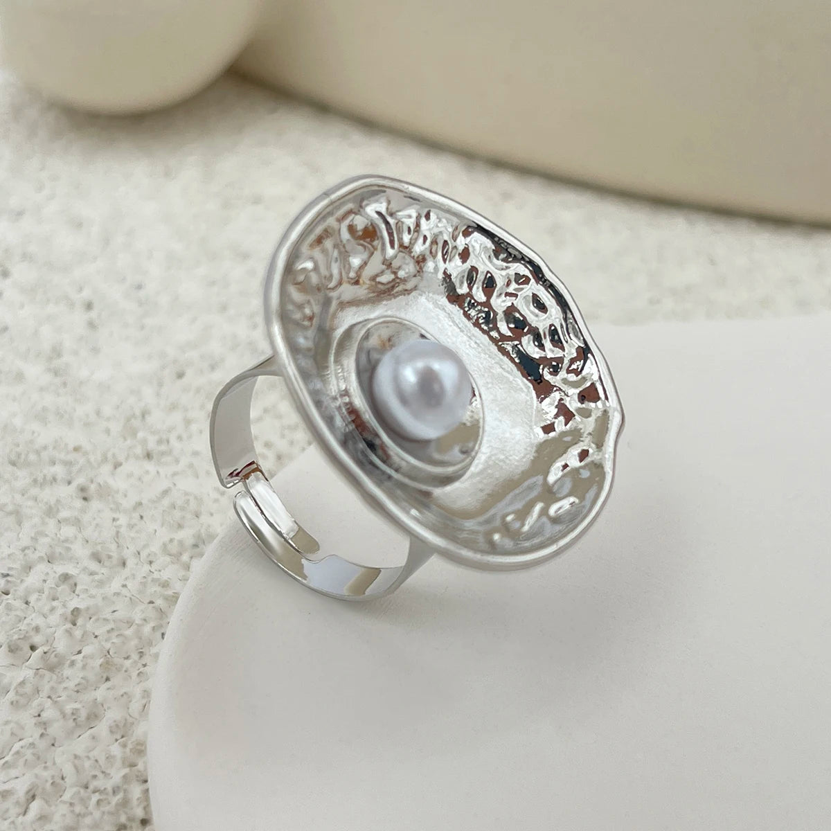 Ingemark 20 Styles Boho Unique Gold Color Petal Flower Rings for Women Punk Geometric Adjustable Rings Couple New Year Jewelry