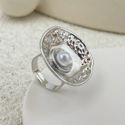 Ingemark 20 Styles Boho Unique Gold Color Petal Flower Rings for Women Punk Geometric Adjustable Rings Couple New Year Jewelry