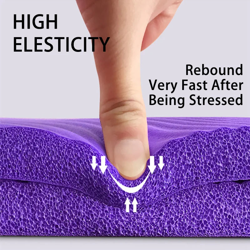 Thickened Anti Slip Yoga Mat Foam Mat Exercise Fitness Pilates Gymnastics Equipment Exercise Mat, Suitable for Yoga, Pilates