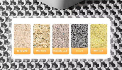 Large Cat Litter Mat Waterproof Double Layer Litter Trapper Non Slip Easy Clean Pet Toilet Pad for Litter Box Sand Control