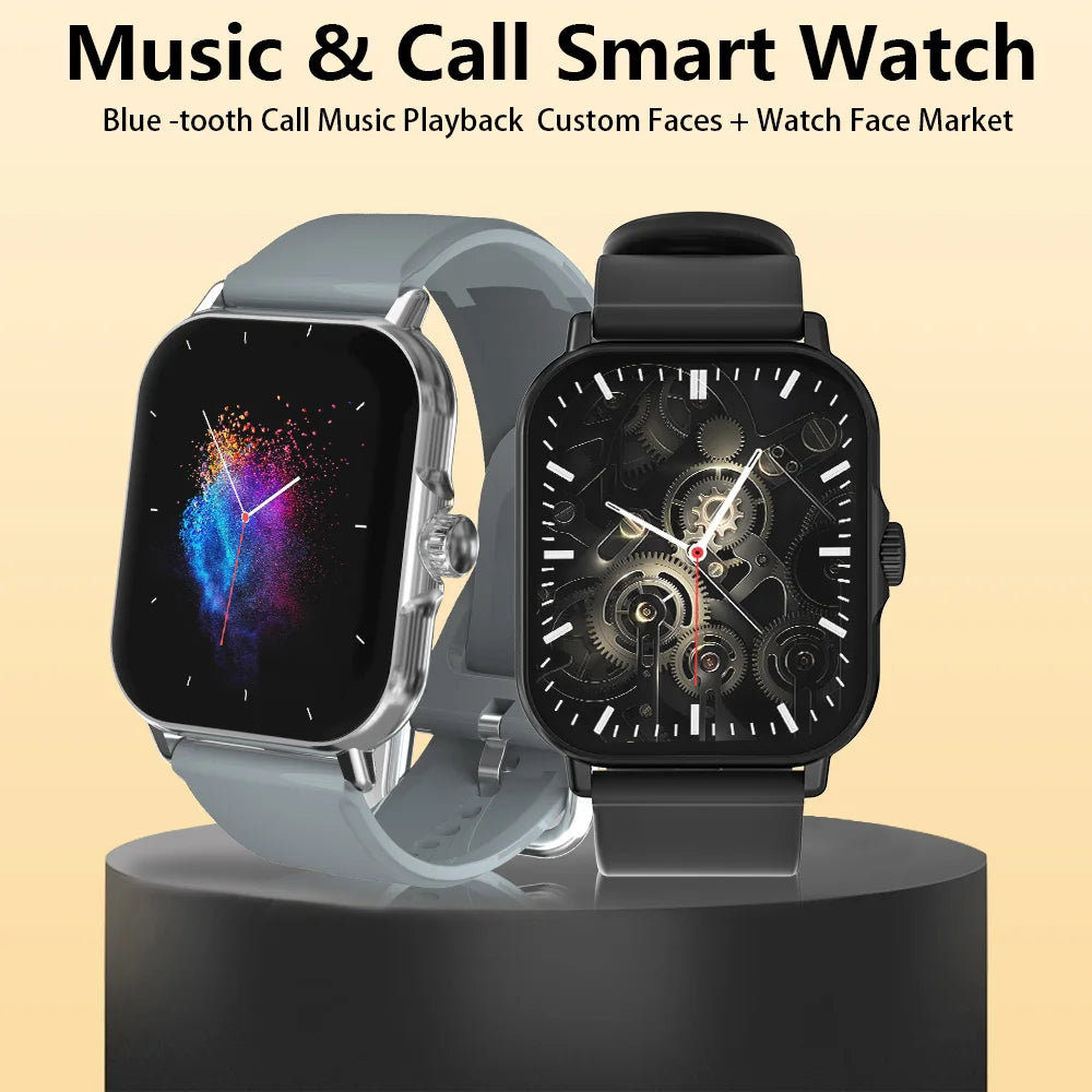 LAXASFIT 2026 New Smart Watch For Men Women Gift Full Touch Screen Sport Fitness Watches BT Call Digital Smartwatch Wristwatch
