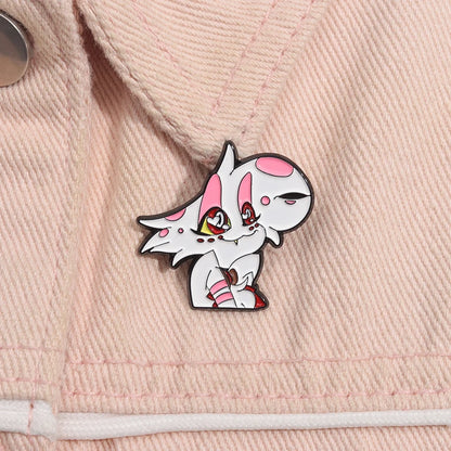 Cute Angel Enamel Pins Cartoon Anime Characters Brooches Clothes Lapel Badges Backpack Fashion Jewelry Accessories Friends Gift