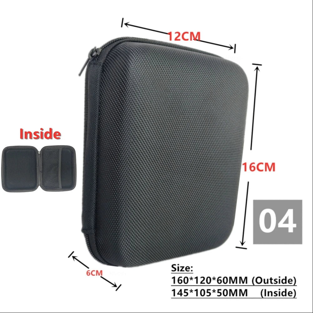 Digital Multimeter Bag Tool Bag Black For headphone Bag Shockproof Bag EVA Box Case Earphone Data Storage Bag Pocket Toolk