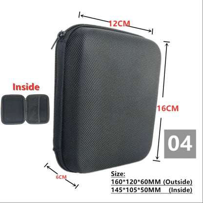 Digital Multimeter Bag Tool Bag Black For headphone Bag Shockproof Bag EVA Box Case Earphone Data Storage Bag Pocket Toolk