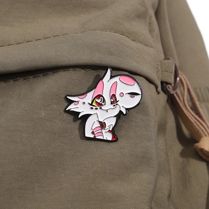 Cute Angel Enamel Pins Cartoon Anime Characters Brooches Clothes Lapel Badges Backpack Fashion Jewelry Accessories Friends Gift