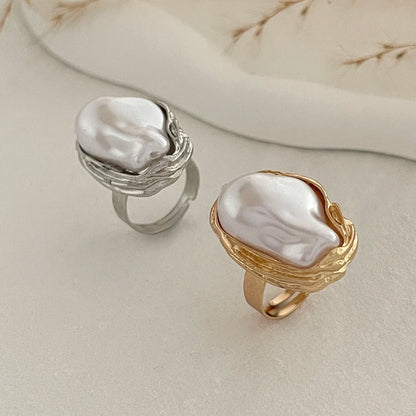 Ingemark 20 Styles Boho Unique Gold Color Petal Flower Rings for Women Punk Geometric Adjustable Rings Couple New Year Jewelry