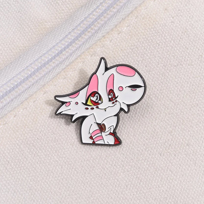 Cute Angel Enamel Pins Cartoon Anime Characters Brooches Clothes Lapel Badges Backpack Fashion Jewelry Accessories Friends Gift