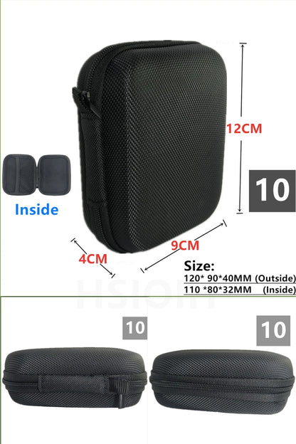 Digital Multimeter Bag Tool Bag Black For headphone Bag Shockproof Bag EVA Box Case Earphone Data Storage Bag Pocket Toolk