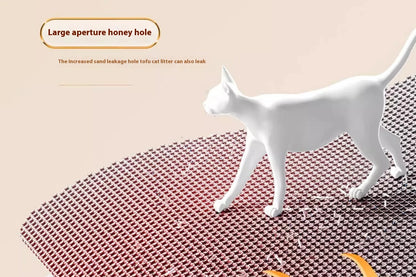 Large Cat Litter Mat Waterproof Double Layer Litter Trapper Non Slip Easy Clean Pet Toilet Pad for Litter Box Sand Control