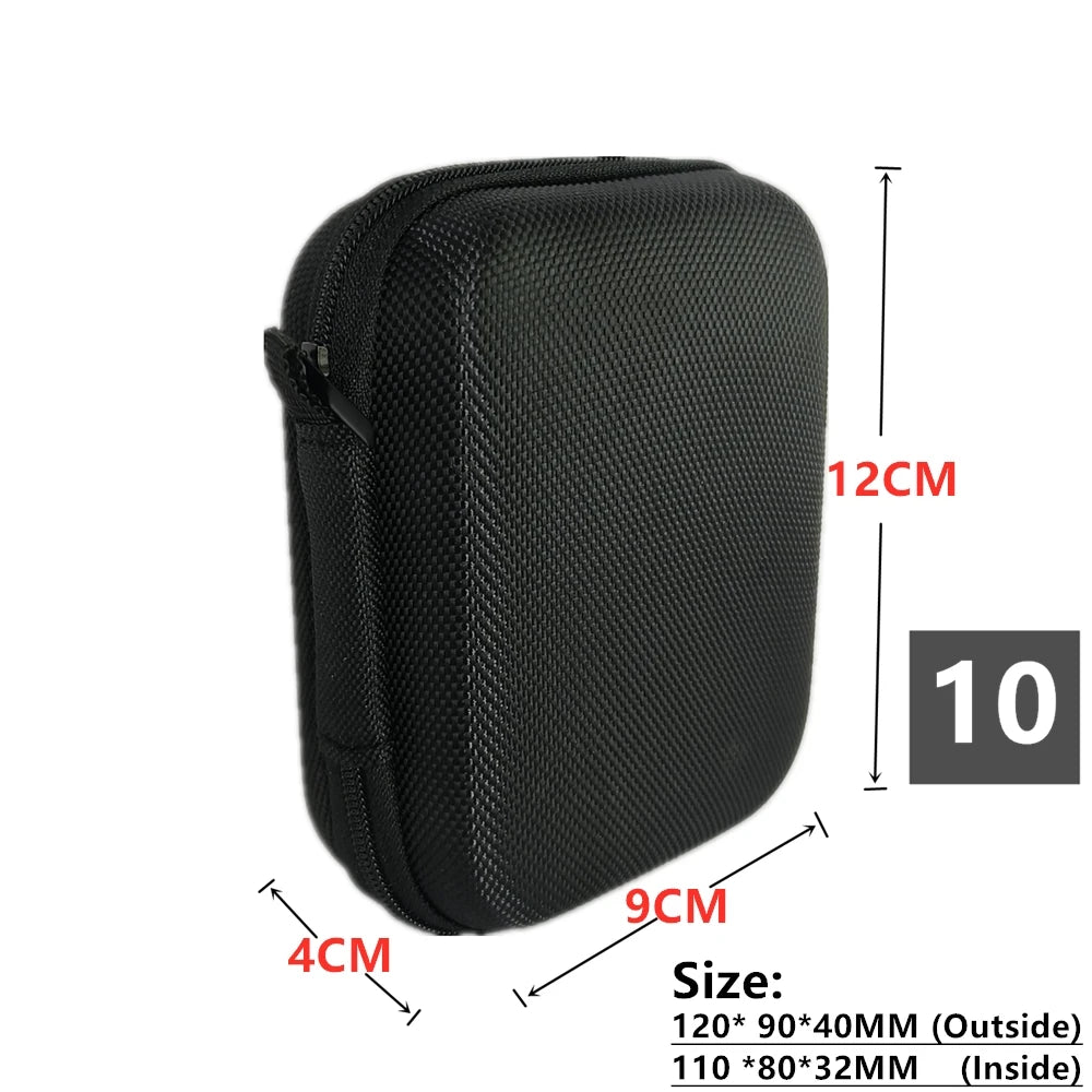Digital Multimeter Bag Tool Bag Black For headphone Bag Shockproof Bag EVA Box Case Earphone Data Storage Bag Pocket Toolk