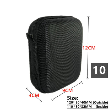 Digital Multimeter Bag Tool Bag Black For headphone Bag Shockproof Bag EVA Box Case Earphone Data Storage Bag Pocket Toolk