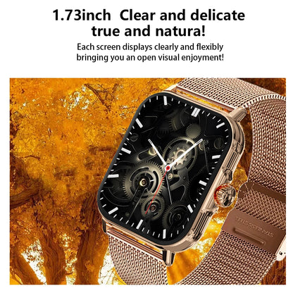 LAXASFIT 2026 New Smart Watch For Men Women Gift Full Touch Screen Sport Fitness Watches BT Call Digital Smartwatch Wristwatch