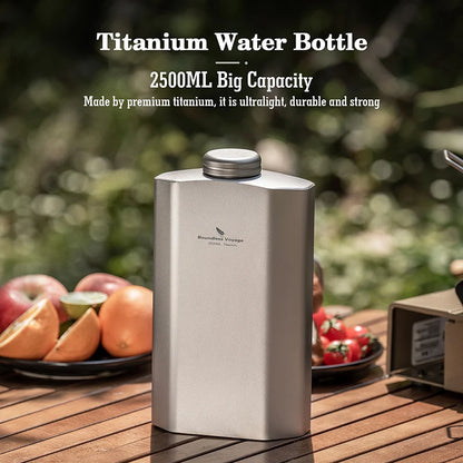 Boundless Voyage 2.5L/84.55oz Titanium Sports Water Bottle Big Capacity Flask Water Jug for Gym, Fitness, Camping Ti3004D