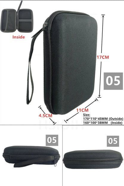Digital Multimeter Bag Tool Bag Black For headphone Bag Shockproof Bag EVA Box Case Earphone Data Storage Bag Pocket Toolk