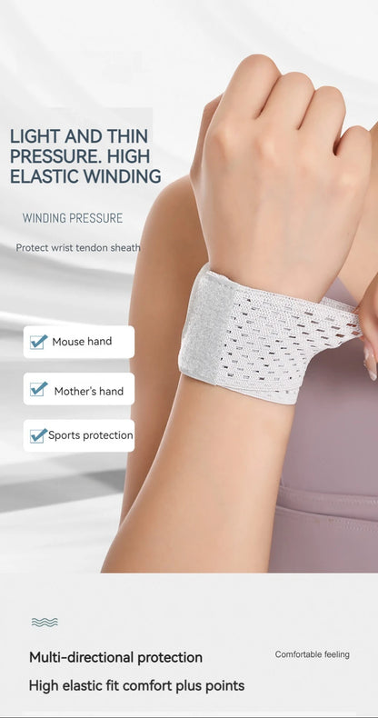 1Pcs Wrist Brace Ultra-thin Compression Wrist Straps Wrist Support for Workout Fitness Weightlifting Tendonitis Pain Sprains