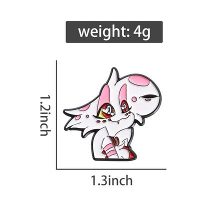 Cute Angel Enamel Pins Cartoon Anime Characters Brooches Clothes Lapel Badges Backpack Fashion Jewelry Accessories Friends Gift