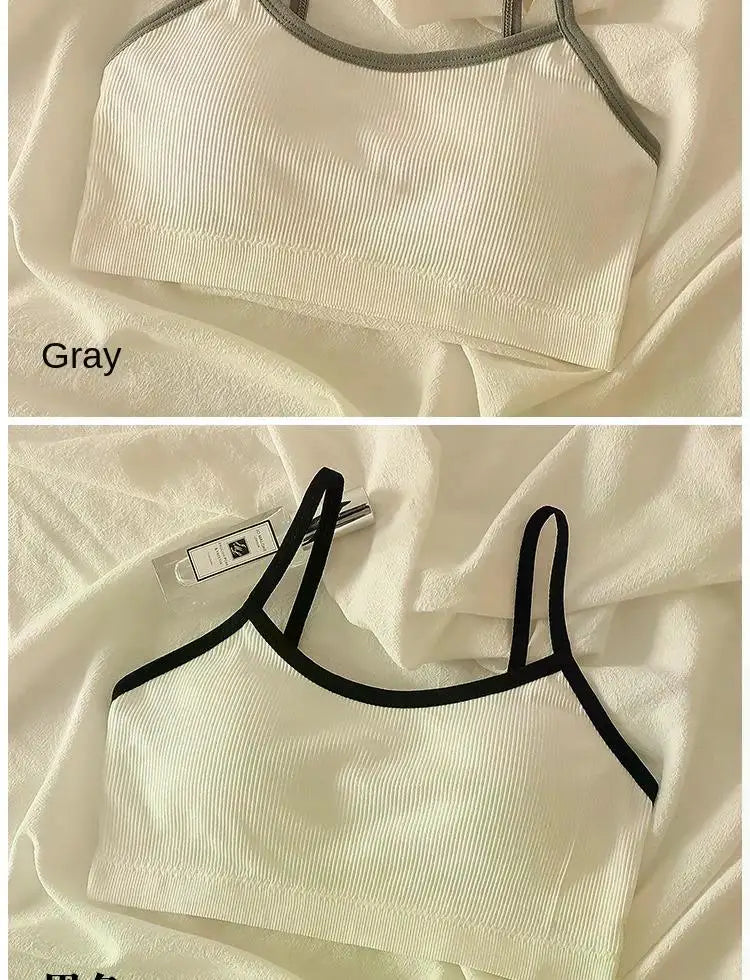 Breathable Tube Top Fitness Top Women Seamless Yoga Bra Shockproof Crop Top Push Up Sport Bra Gym Workout Top Beauty Back Bra