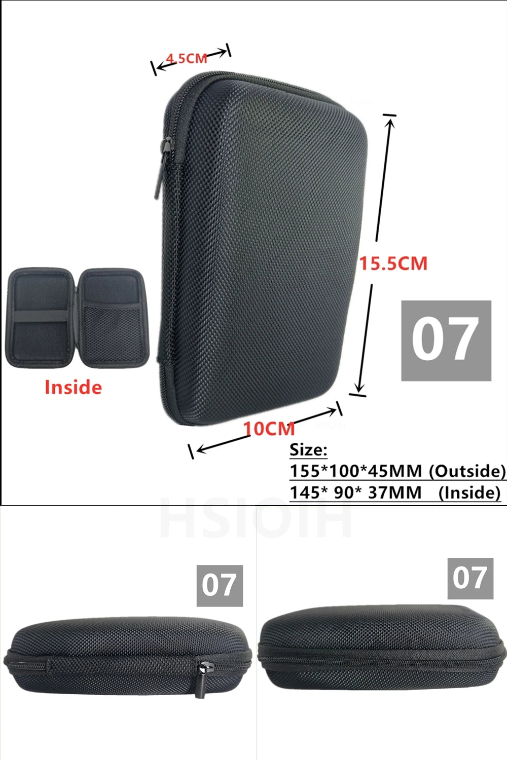 Digital Multimeter Bag Tool Bag Black For headphone Bag Shockproof Bag EVA Box Case Earphone Data Storage Bag Pocket Toolk