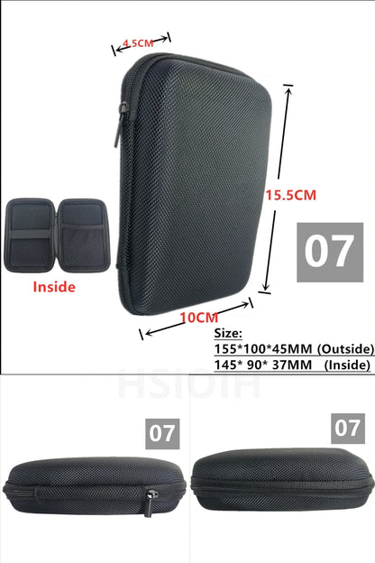 Digital Multimeter Bag Tool Bag Black For headphone Bag Shockproof Bag EVA Box Case Earphone Data Storage Bag Pocket Toolk