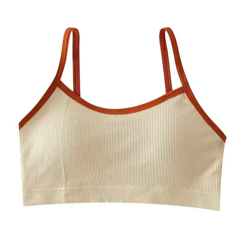 Breathable Tube Top Fitness Top Women Seamless Yoga Bra Shockproof Crop Top Push Up Sport Bra Gym Workout Top Beauty Back Bra