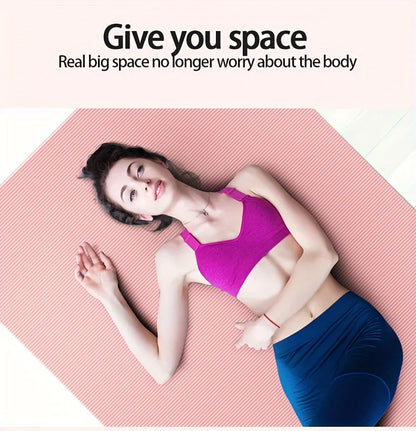 Thickened Anti Slip Yoga Mat Foam Mat Exercise Fitness Pilates Gymnastics Equipment Exercise Mat, Suitable for Yoga, Pilates
