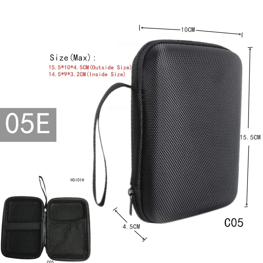 Digital Multimeter Bag Tool Bag Black For headphone Bag Shockproof Bag EVA Box Case Earphone Data Storage Bag Pocket Toolk
