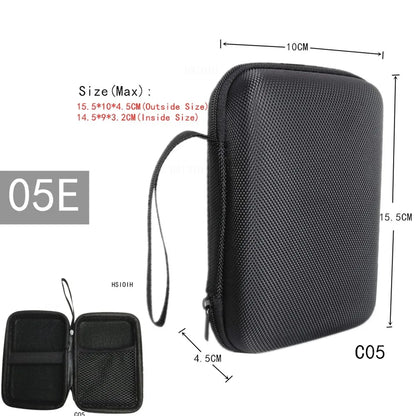 Digital Multimeter Bag Tool Bag Black For headphone Bag Shockproof Bag EVA Box Case Earphone Data Storage Bag Pocket Toolk