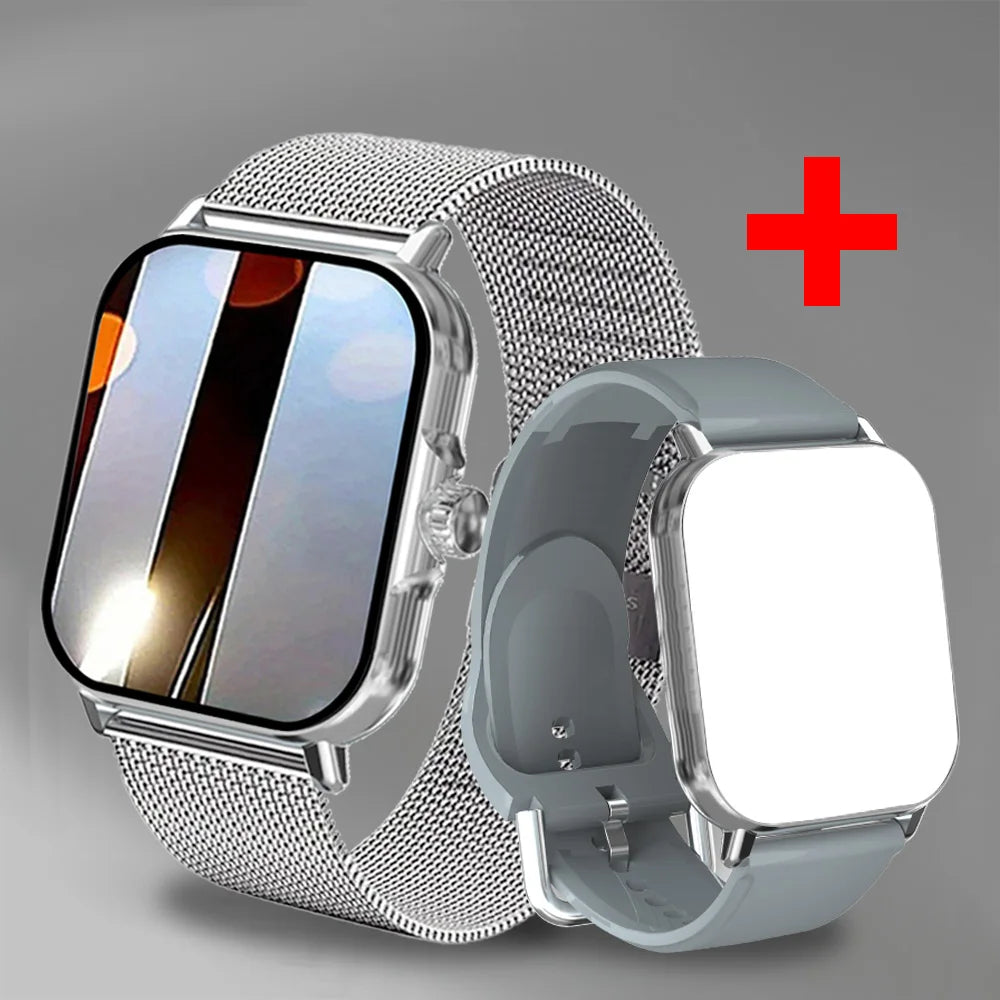 LAXASFIT 2026 New Smart Watch For Men Women Gift Full Touch Screen Sport Fitness Watches BT Call Digital Smartwatch Wristwatch
