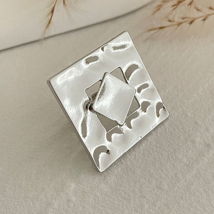 Ingemark 20 Styles Boho Unique Gold Color Petal Flower Rings for Women Punk Geometric Adjustable Rings Couple New Year Jewelry