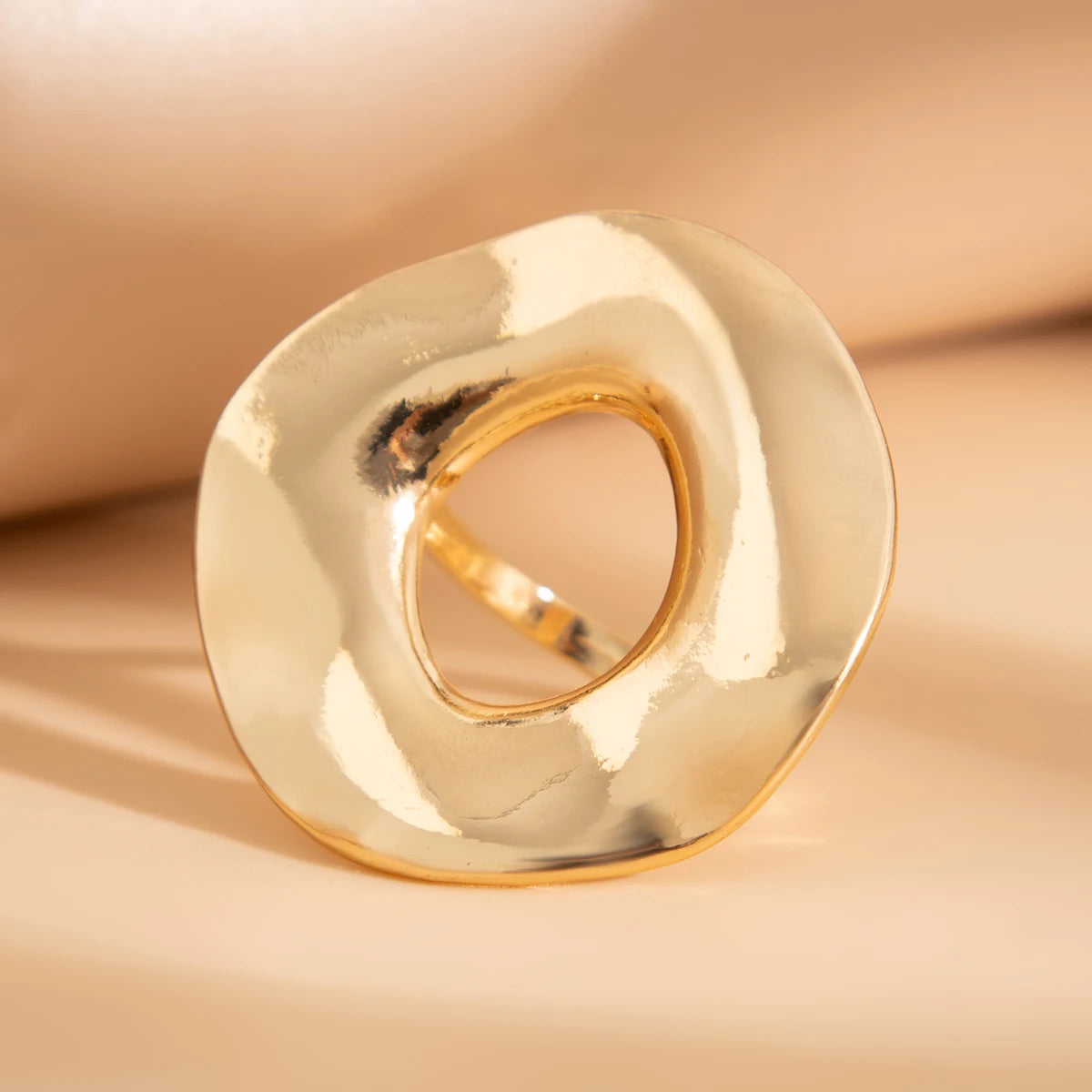 Ingemark 20 Styles Boho Unique Gold Color Petal Flower Rings for Women Punk Geometric Adjustable Rings Couple New Year Jewelry