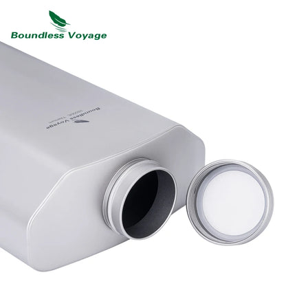 Boundless Voyage 2.5L/84.55oz Titanium Sports Water Bottle Big Capacity Flask Water Jug for Gym, Fitness, Camping Ti3004D