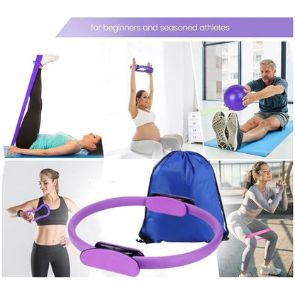 13 Piece Yoga Circle Gym Set Stretching and Core Training Equipment Fitness Tools for Sculpting and Flexibilit Home Fitness