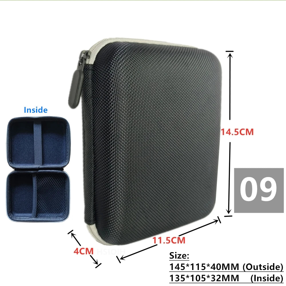 Digital Multimeter Bag Tool Bag Black For headphone Bag Shockproof Bag EVA Box Case Earphone Data Storage Bag Pocket Toolk