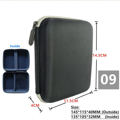 Digital Multimeter Bag Tool Bag Black For headphone Bag Shockproof Bag EVA Box Case Earphone Data Storage Bag Pocket Toolk