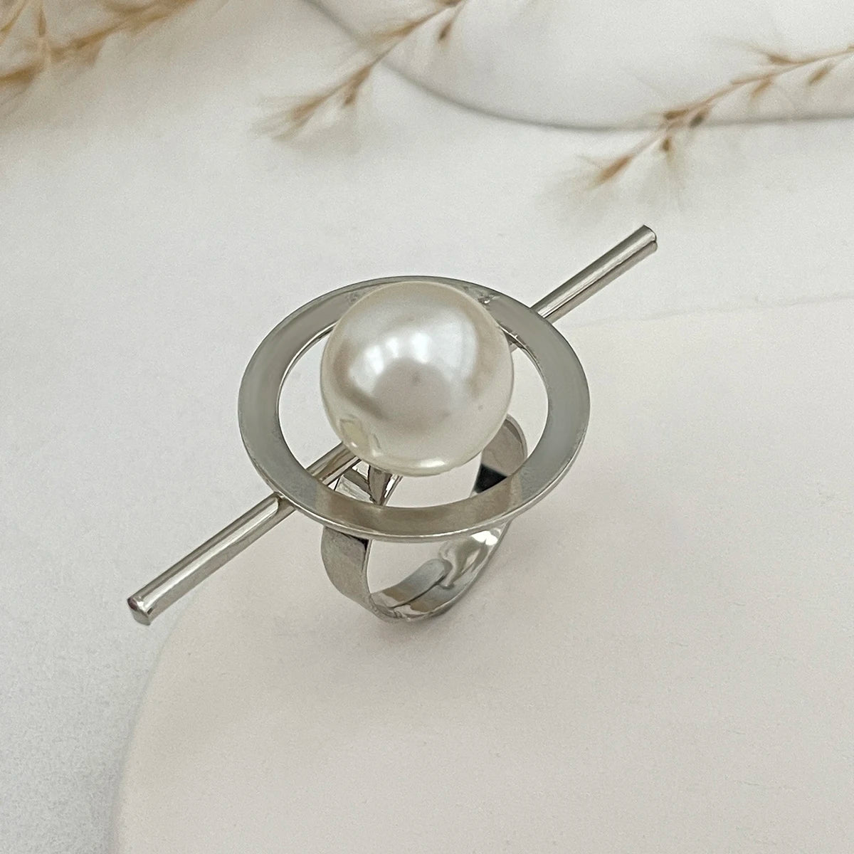 Ingemark 20 Styles Boho Unique Gold Color Petal Flower Rings for Women Punk Geometric Adjustable Rings Couple New Year Jewelry