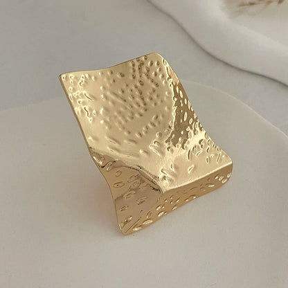 Ingemark 20 Styles Boho Unique Gold Color Petal Flower Rings for Women Punk Geometric Adjustable Rings Couple New Year Jewelry