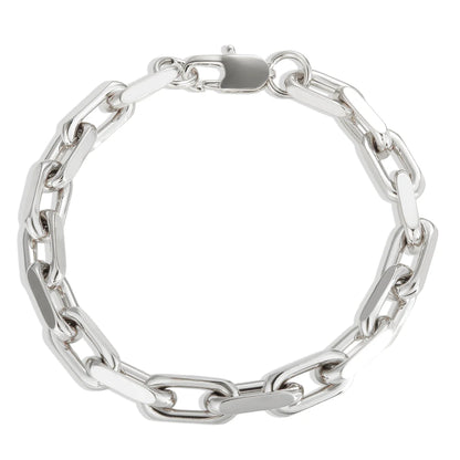 Thick Flat Cuban Link Chain Stainless Steel Necklace Bracelet Jewelry Set Waterproof Gold Color Plated For Pet Girl Women Hiphop