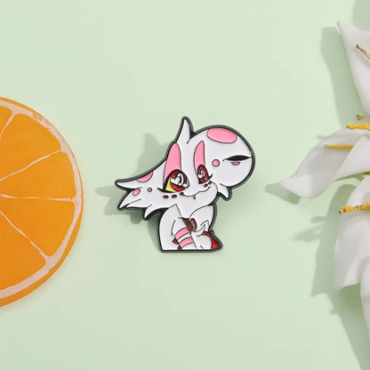 Cute Angel Enamel Pins Cartoon Anime Characters Brooches Clothes Lapel Badges Backpack Fashion Jewelry Accessories Friends Gift